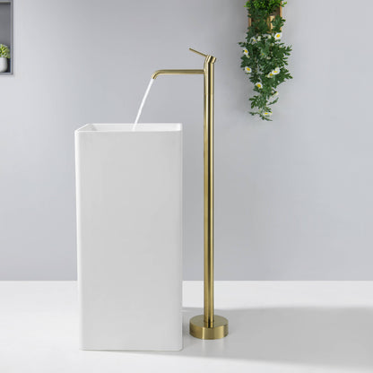 Circular Floor mounted Basin mixer TF0900011