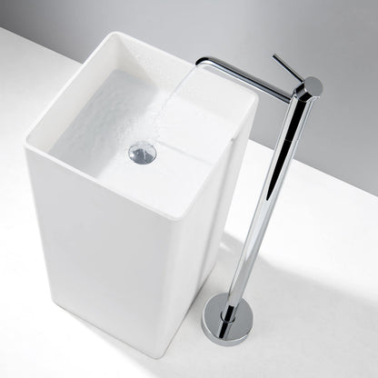 Circular Floor mounted Basin mixer TF0900011