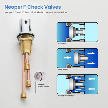 Circular 4-holes Desk mounted Bathtub Faucet with brass hand shower TF0902015