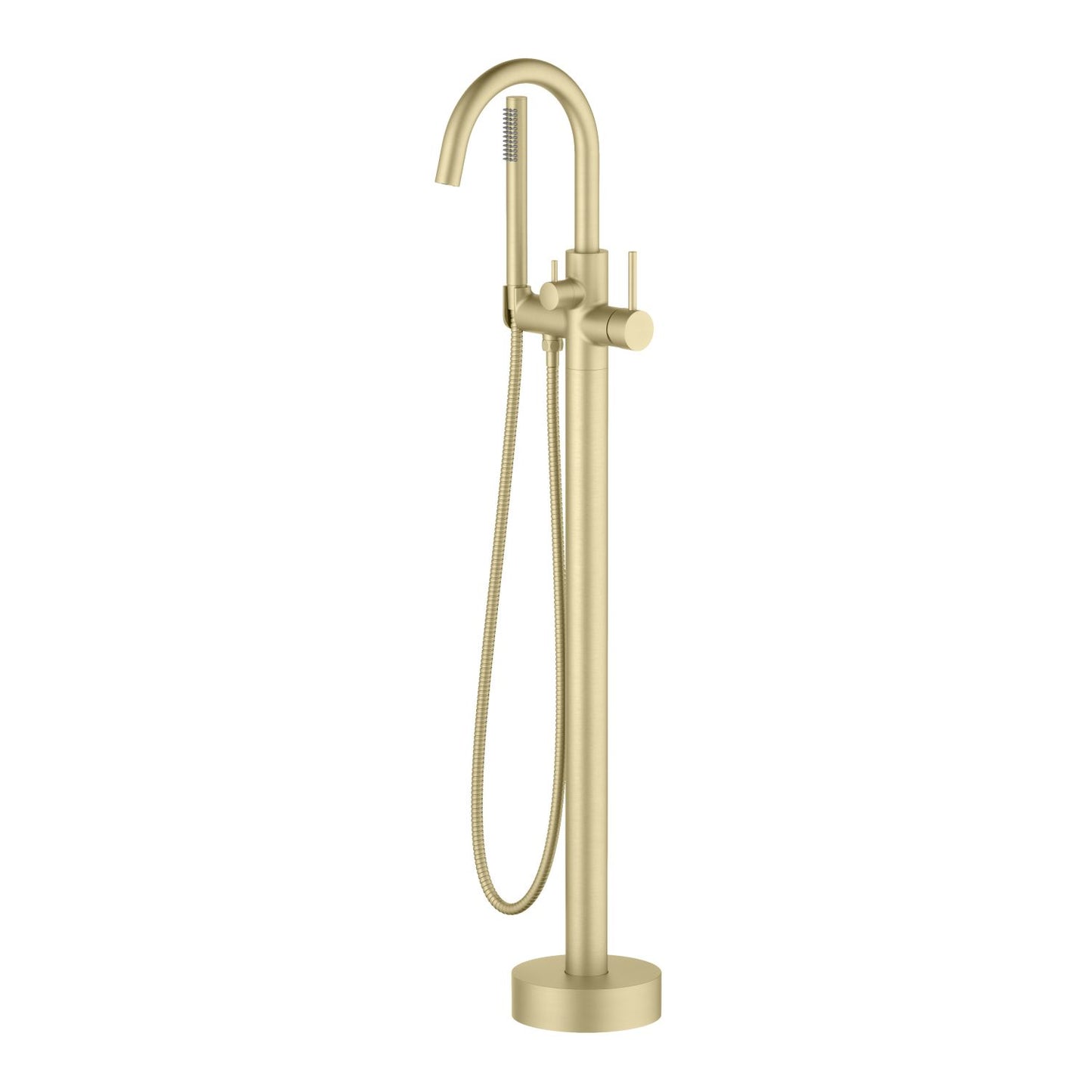 Aquavit Circular Freestanding Tub Faucet with high arc spout TF0903011