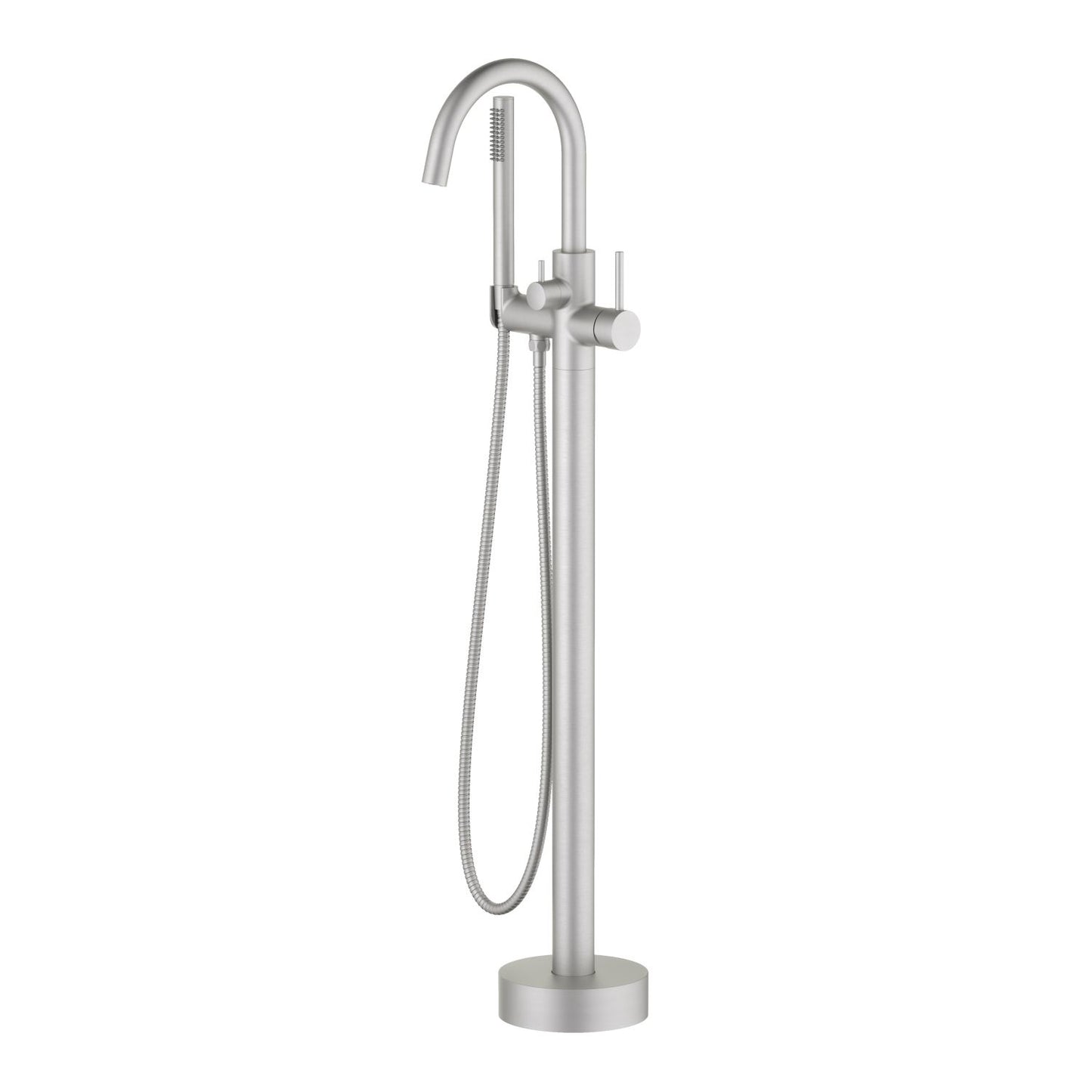 Aquavit Circular Freestanding Tub Faucet with high arc spout TF0903011