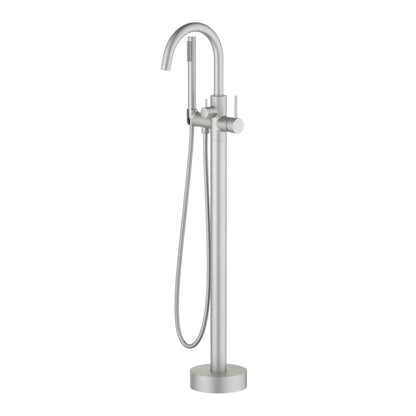 Aquavit Circular Freestanding Tub Faucet with high arc spout TF0903011