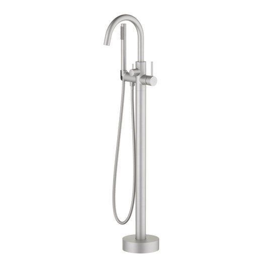Aquavit Circular Freestanding Tub Faucet with high arc spout TF0903011
