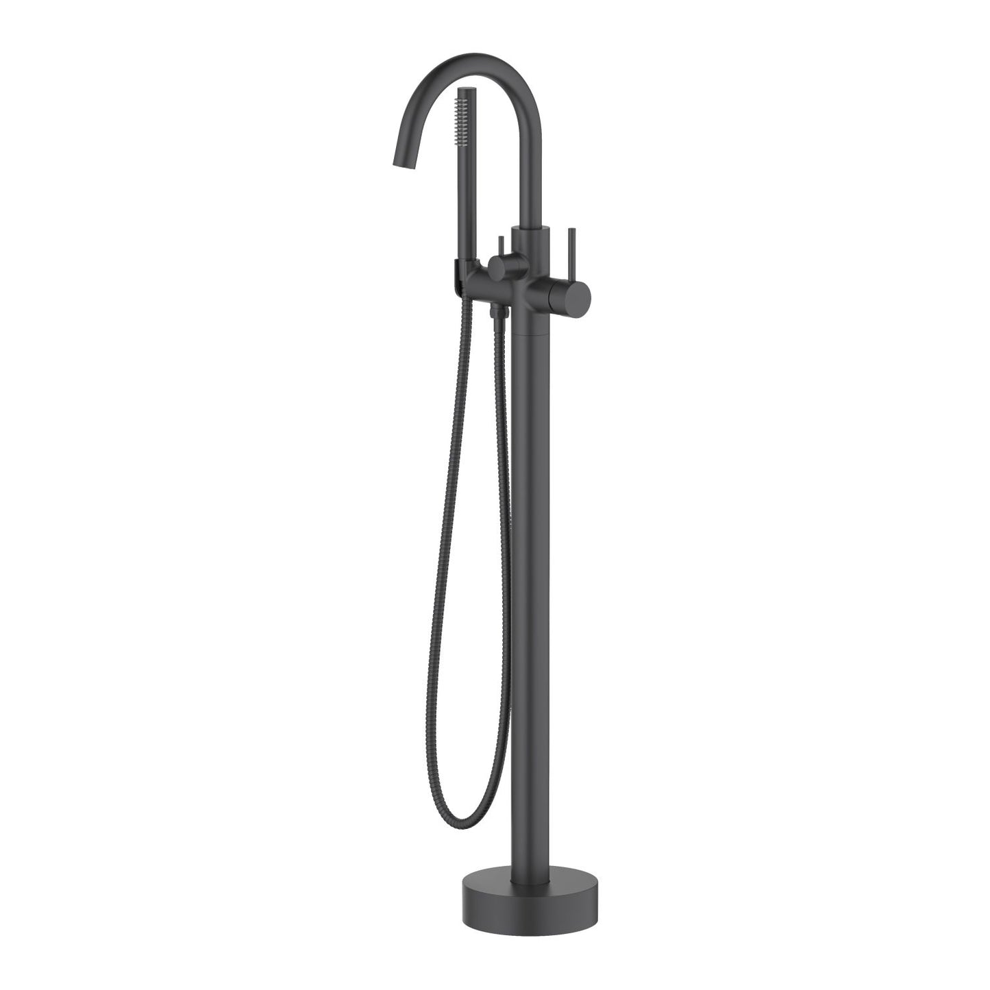 Aquavit Circular Freestanding Tub Faucet with high arc spout TF0903011