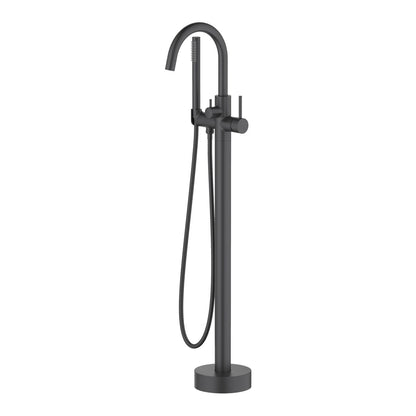 Aquavit Circular Freestanding Tub Faucet with high arc spout TF0903011