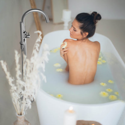 Aquavit Circular Floor mounted bathtub mixer TF0903013