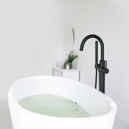 Aquavit Circular Floor mounted bathtub mixer TF0903013