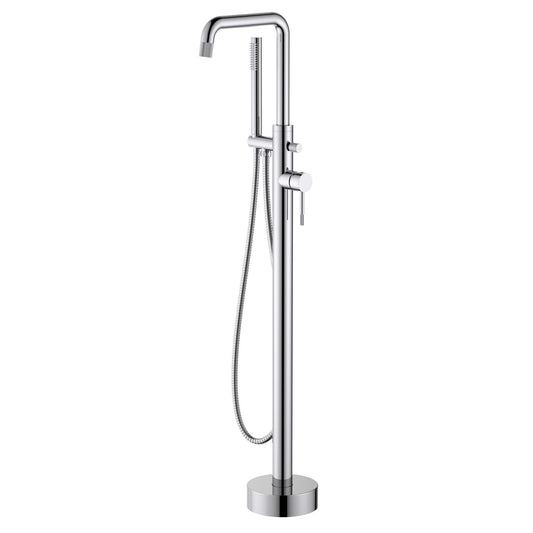 Aquavit Circular Brass Floor Standing Tub Filler TF0904031