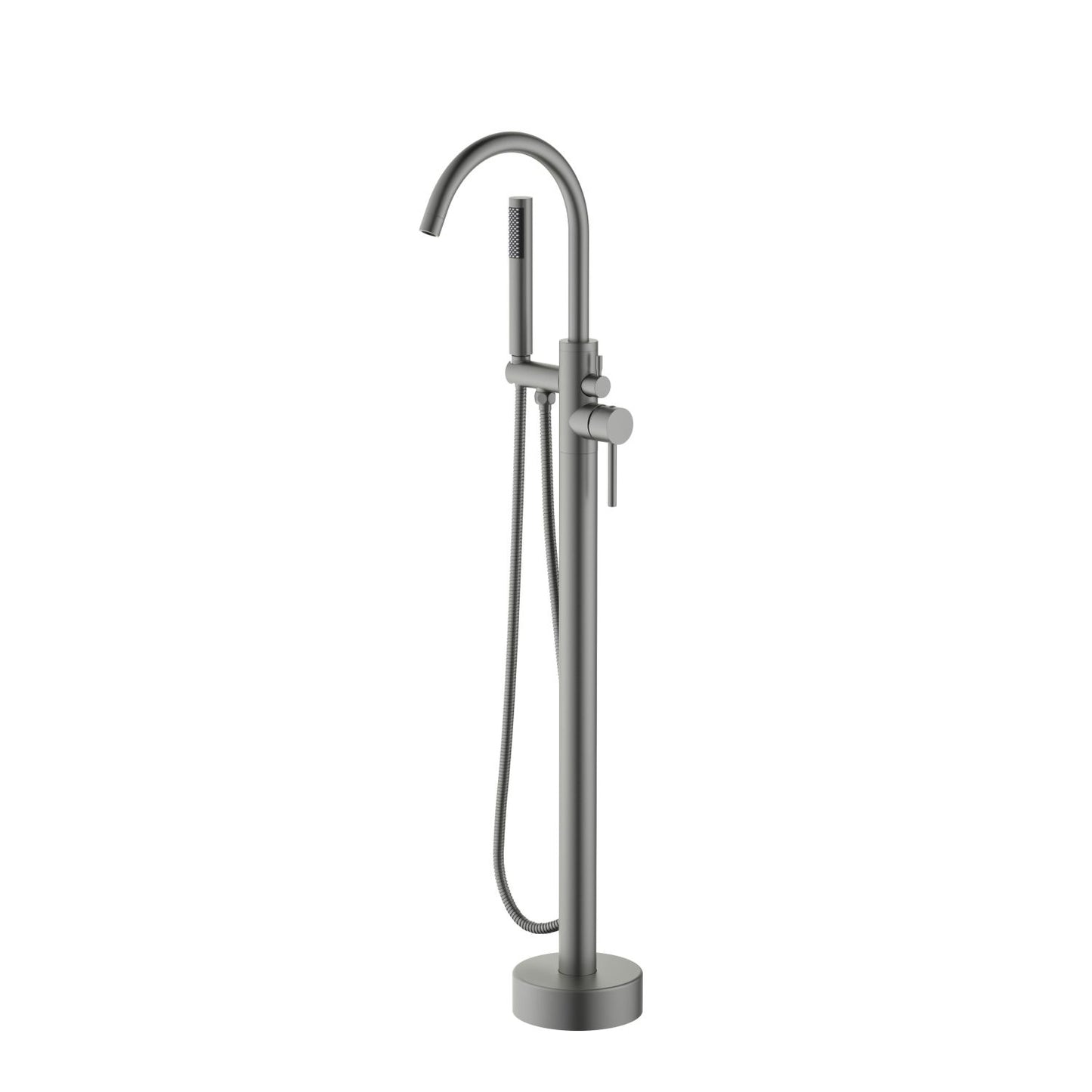 Aquavit Circular Freestanding Tub Faucet with high arc spout TF0905011
