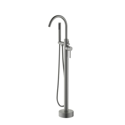 Aquavit Circular Freestanding Tub Faucet with high arc spout TF0905011