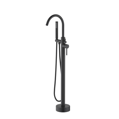 Aquavit Circular Freestanding Tub Faucet with high arc spout TF0905011