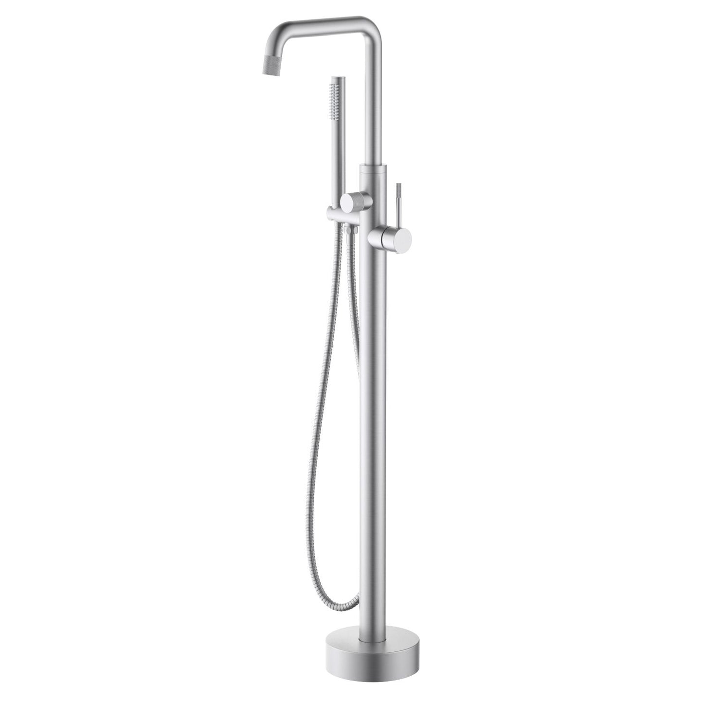 Circular Knurled handle Freestanding Bathtub Faucet TF0907011
