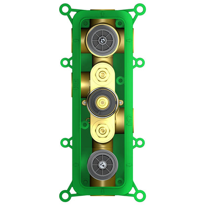4-outlet shower valve supporting two simultaneous functions