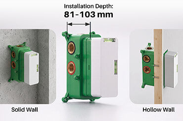 Flexible Concealed Installation