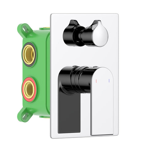Aquavit Blaze 3-Way Concealed Shower Mixer with Installation Box VT0122301