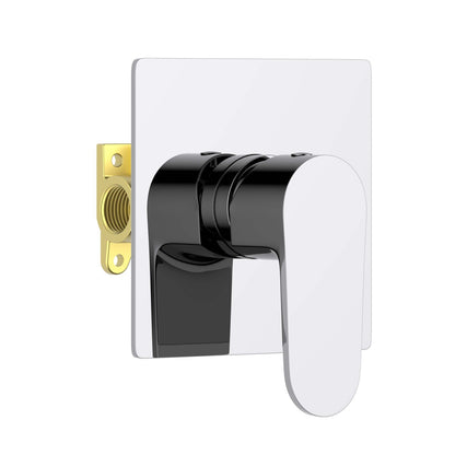 Aquavit Tender chrome one-outlet concealed shower mixer with 120 mm square trim VT0411102