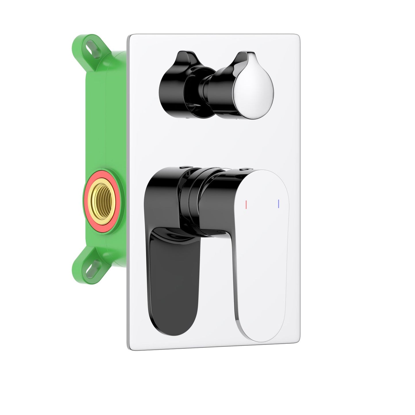 Tender Concealed shower mixer with 2 outlet with box T0422201