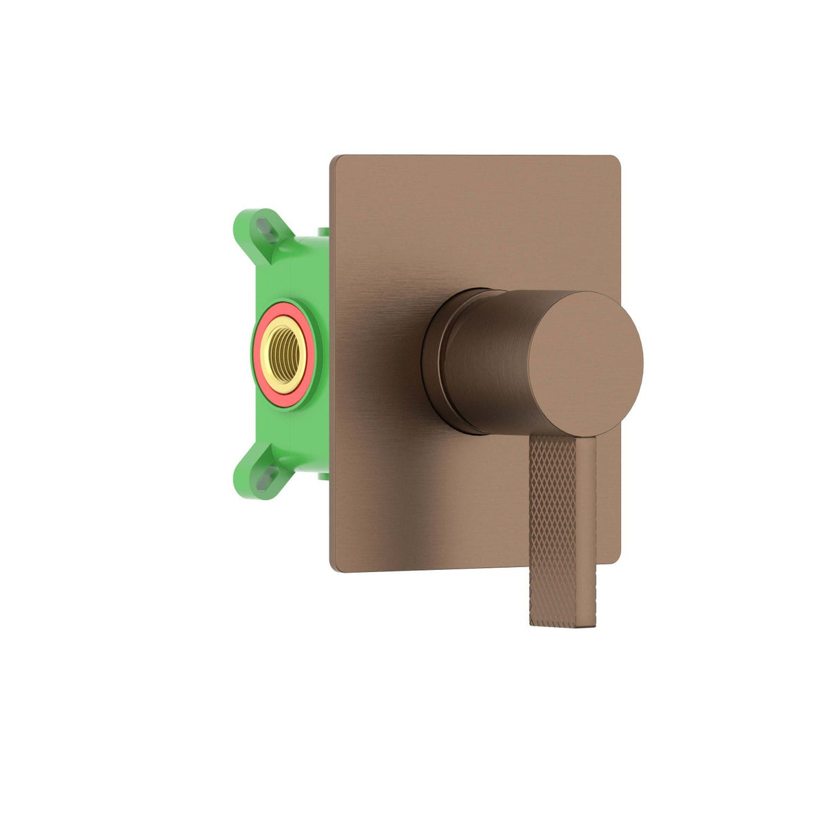 Aquavit Knox brushed bronze one-outlet concealed shower mixer VT0521101