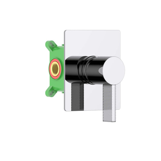 Aquavit Knox chrome one-outlet concealed shower mixer VT0521101