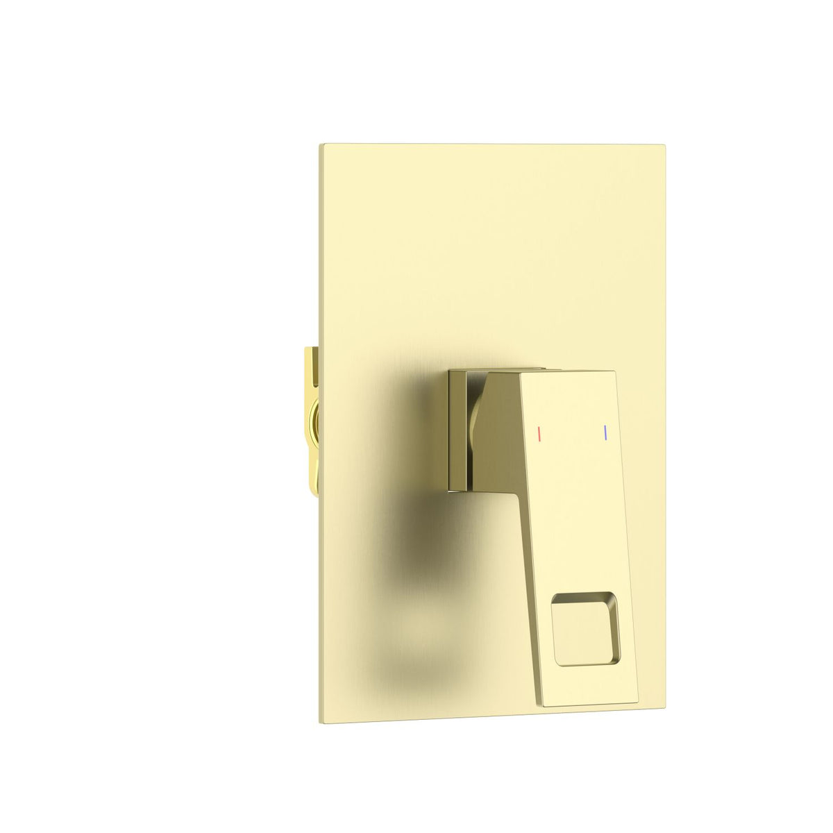 Aquavit Hollow brushed gold one-outlet concealed shower mixer VT0611101