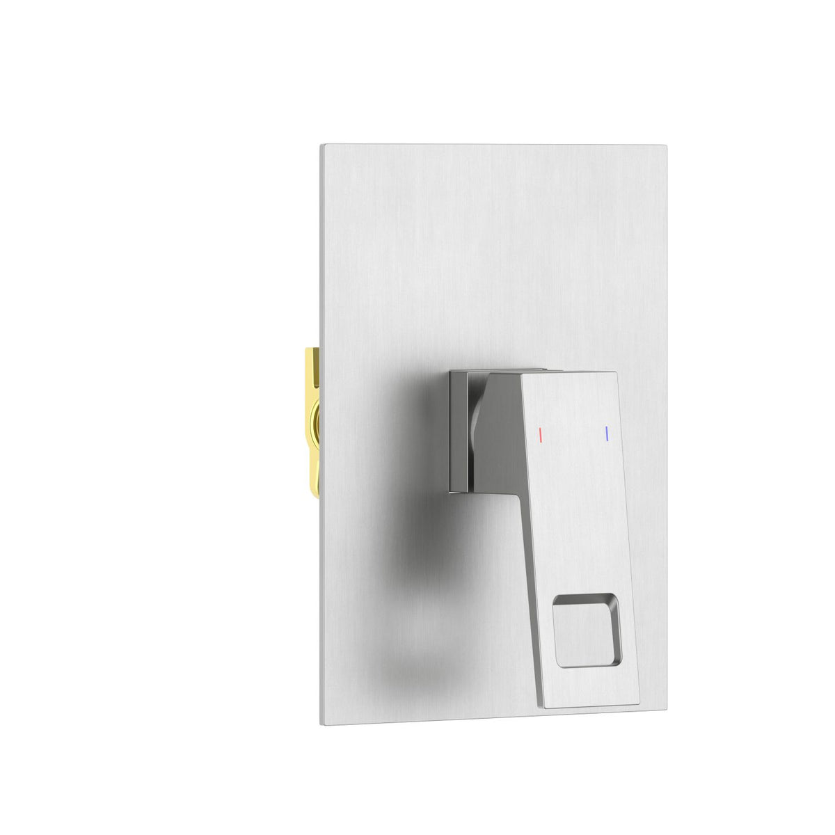 Aquavit Hollow brushed nickel one-outlet concealed shower mixer VT0611101