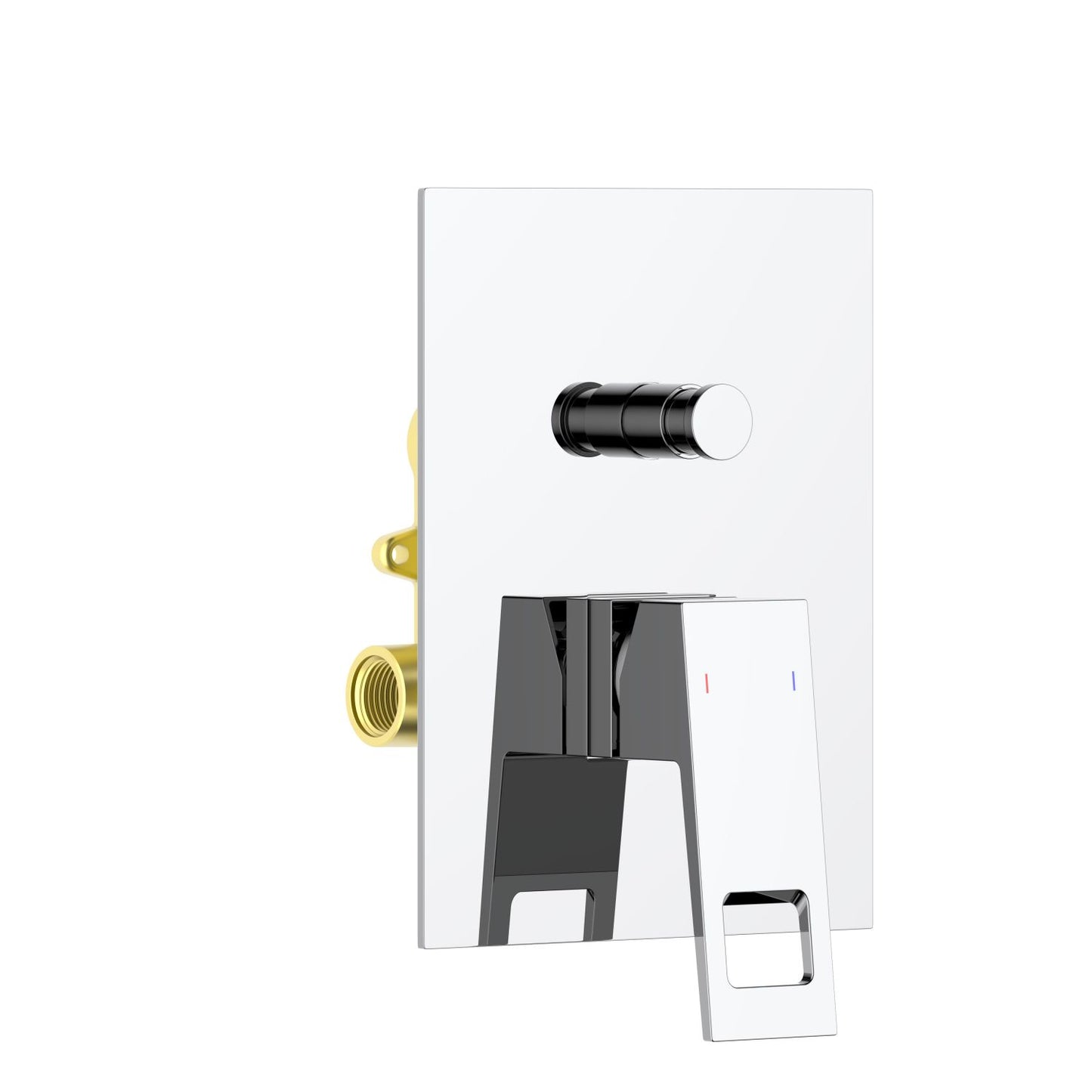 Hollow concealed shower mixer with 2 ways push in diverter VT0612201