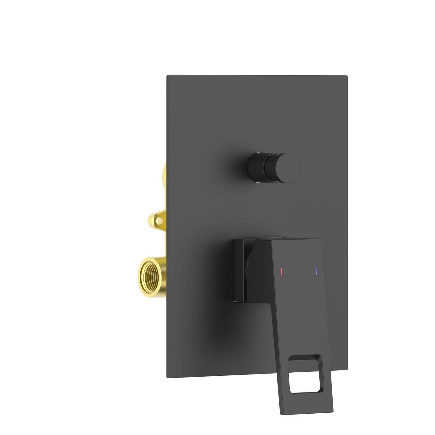 Hollow concealed shower mixer with 2 ways push in diverter VT0612201