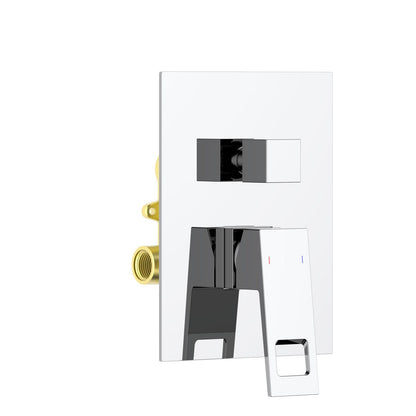 Hollow Rectangular Trim Concealed Mixer with Spain Citec Cartridge VT0612202
