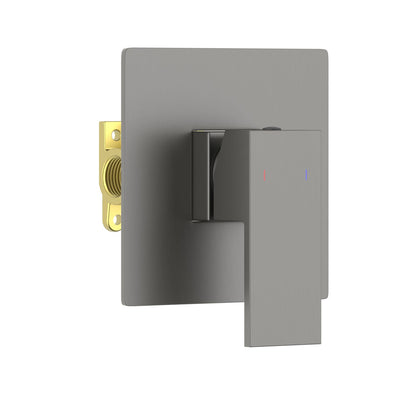 Cube Concealed shower mixer with 1 outlet with square trim plate VT0811102