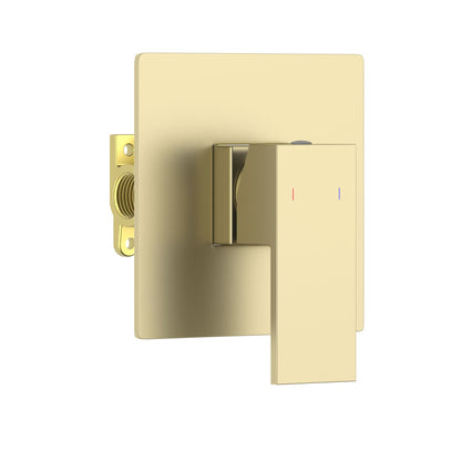 Cube Concealed shower mixer with 1 outlet with square trim plate VT0811102