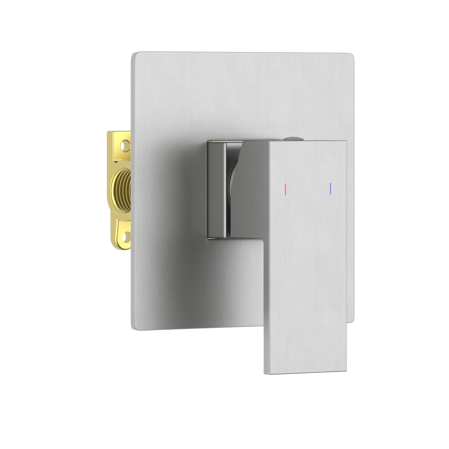 Cube Concealed shower mixer with 1 outlet with square trim plate VT0811102