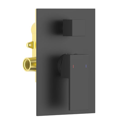 Cube Concealed shower mixer with 2 outlet VT0812202