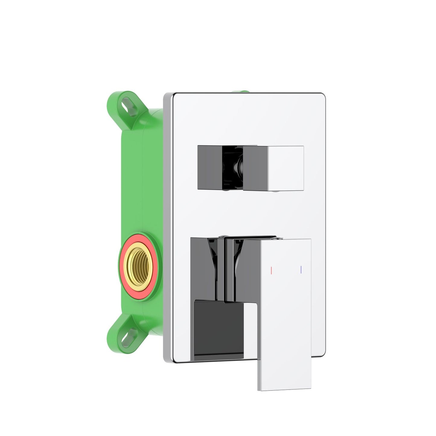Cube Concealed shower mixer with 2 outlet VT0822201