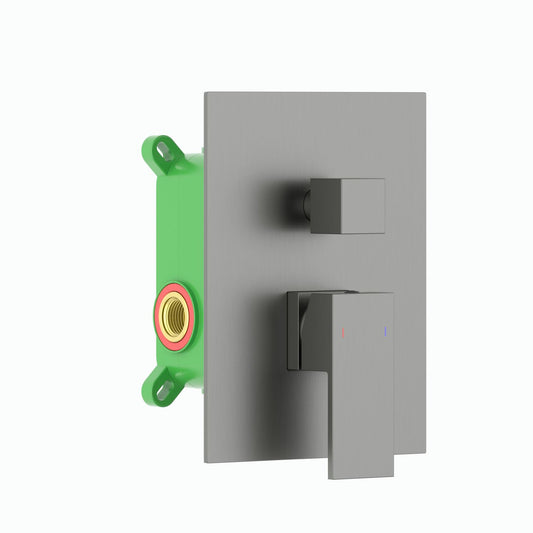 Cube Concealed shower mixer with 2 outlet VT0822202