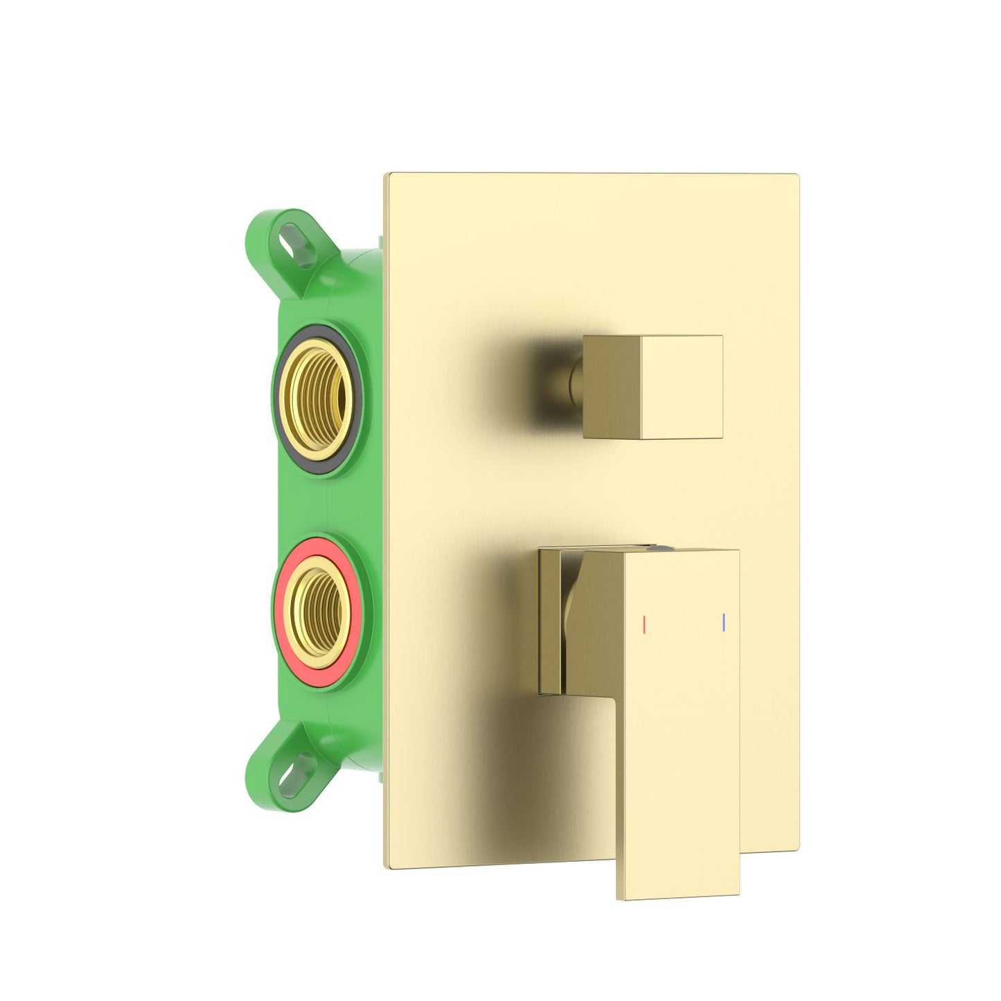 Cube Concealed shower mixer with 3 outlet VT0822302