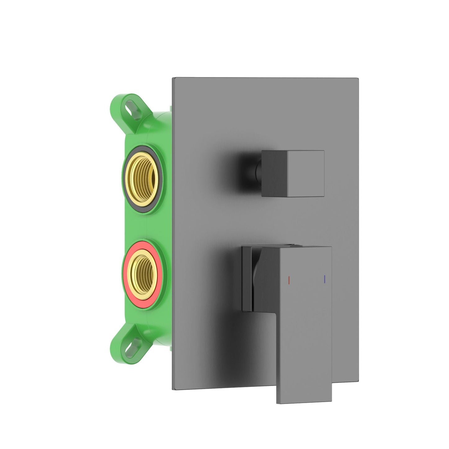 Aquavit Cube Solid Brass 3-Way Concealed Shower System Valve VT0822302