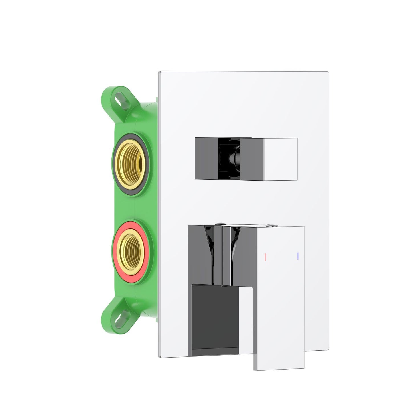Cube Concealed shower mixer with 3 outlet VT0822302