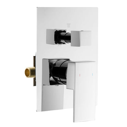 Aquavit CUBE chrome two-way pressure-balance shower mixer VT0842201