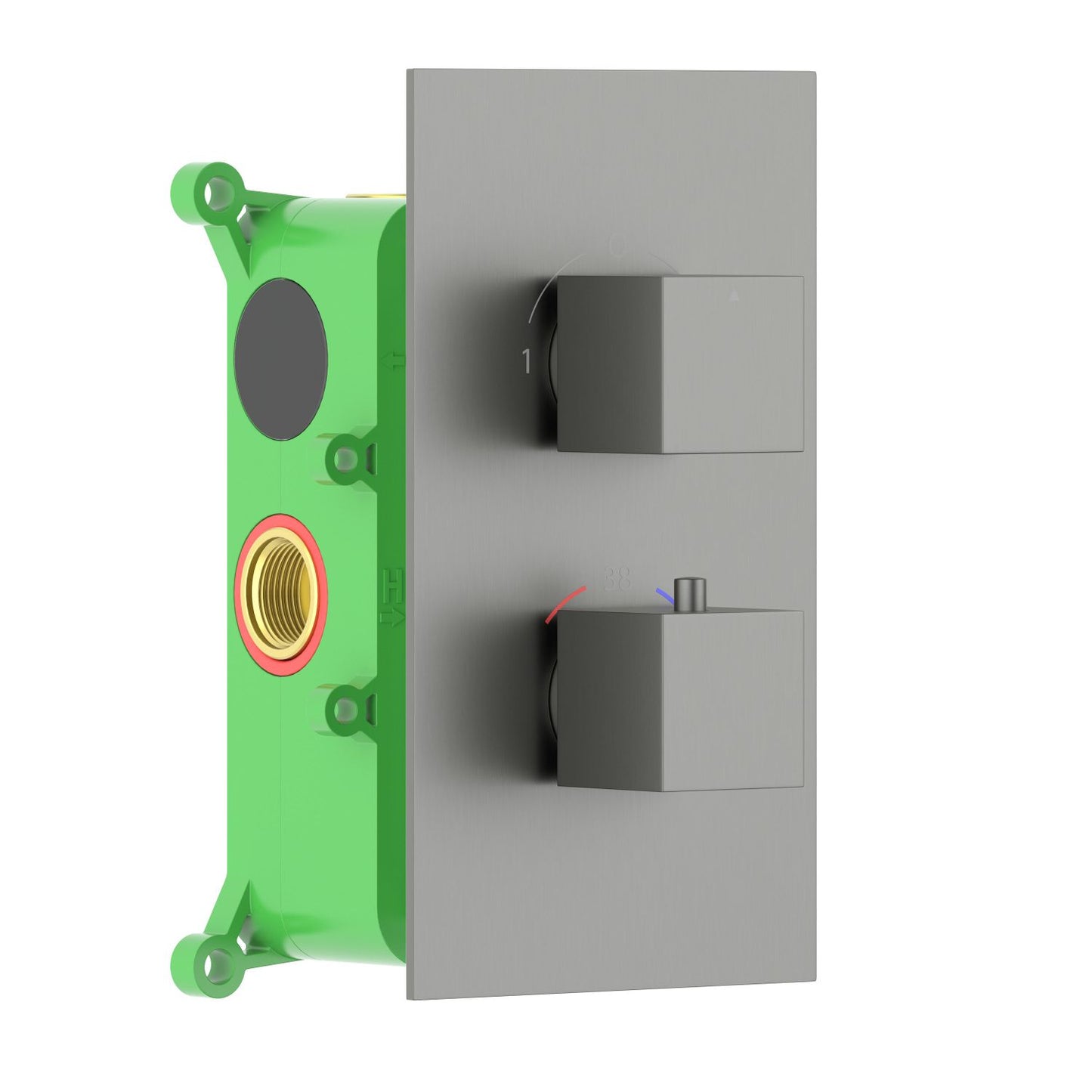 1-Function Concealed Thermostatic Shower Valve System with Rough-In Box VT0852101