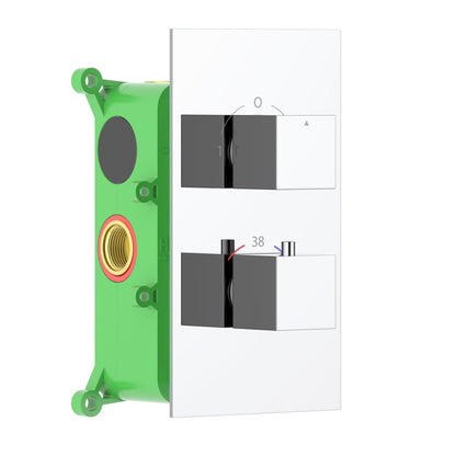 1-Function Concealed Thermostatic Shower Valve System with Rough-In Box VT0852101