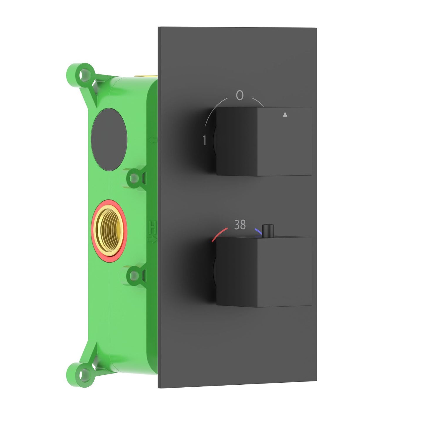 1-Function Concealed Thermostatic Shower Valve System with Rough-In Box VT0852101