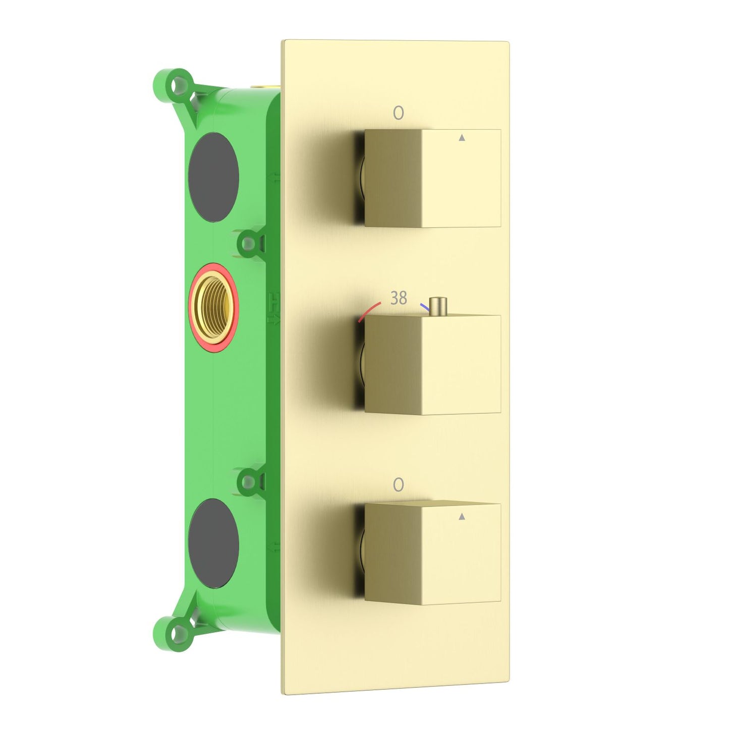 VT0853201 2-function concealed thermostatic shower valve system