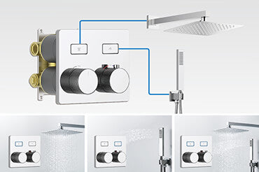 Independent Neoperl Push-Button Controls
