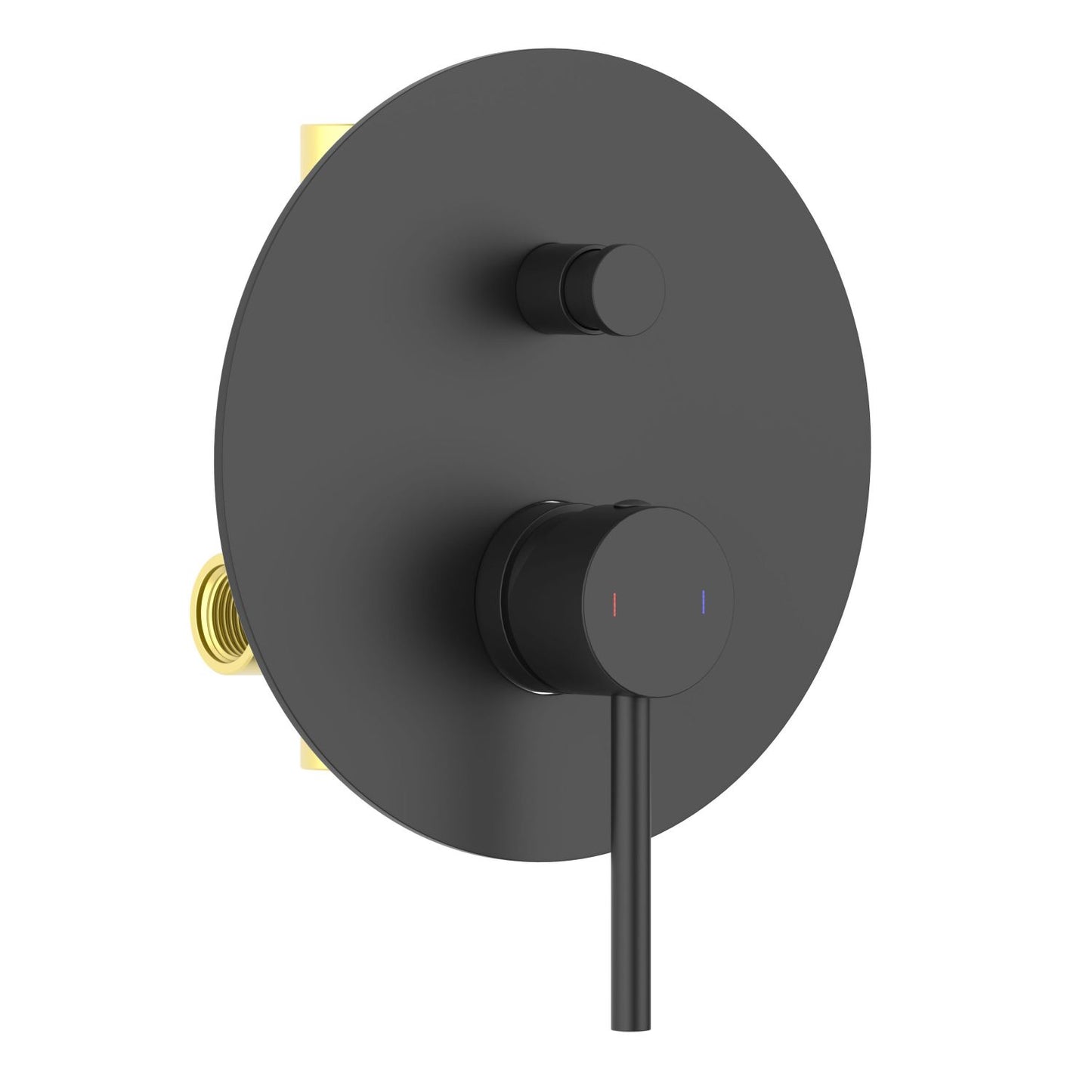 Circular two-way Durable Brass Concealed Mixer VT0912201