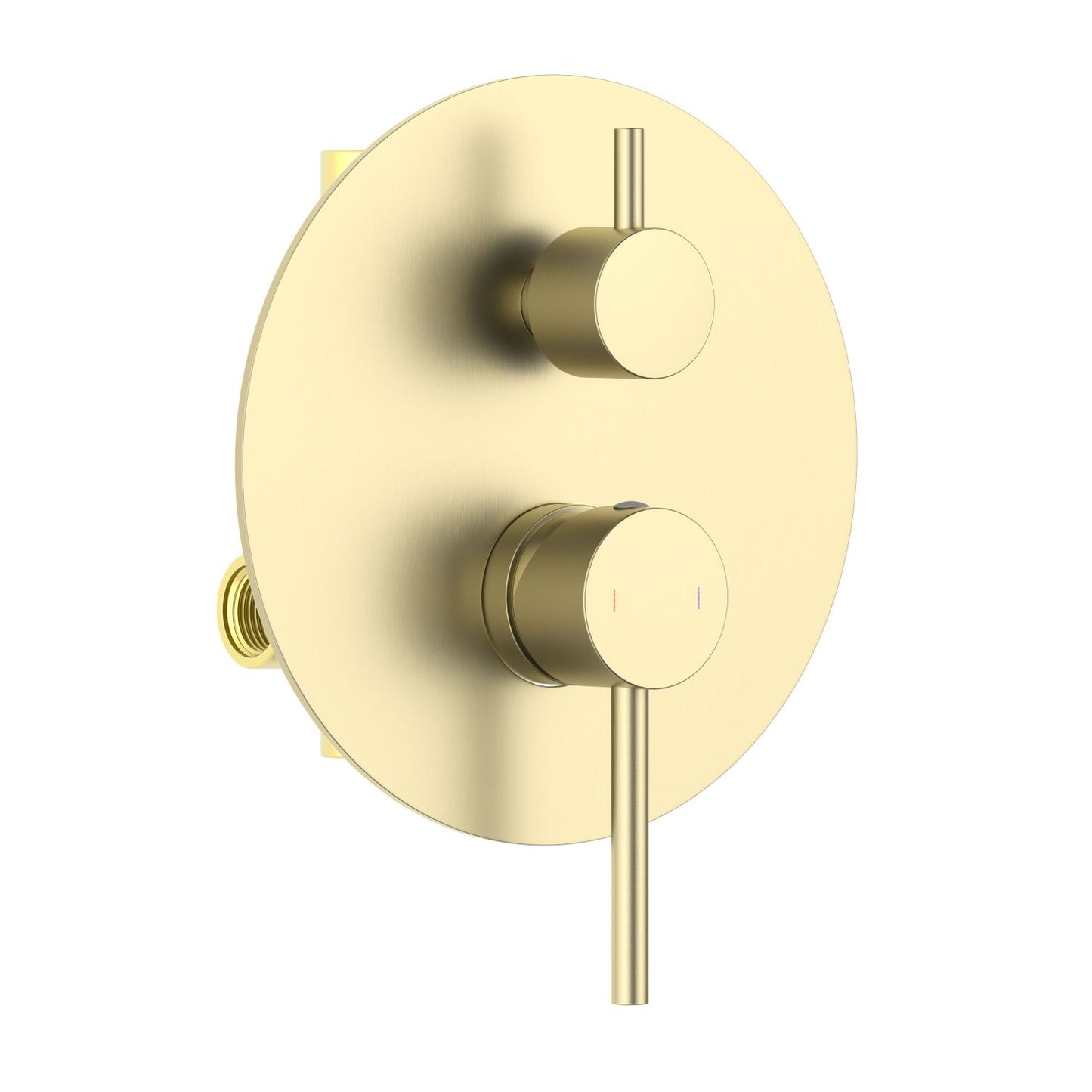 Circular Concealed brass shower mixer with 2 outlets VT0912202