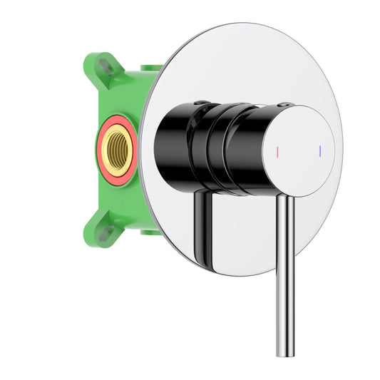 Circular Concealed shower valve with box 1 outlet VT0921101