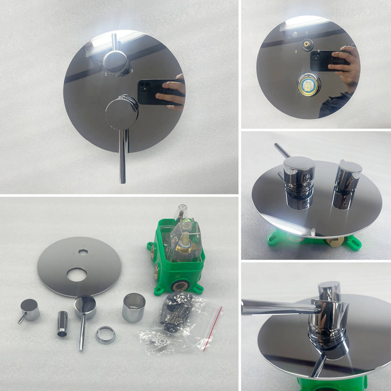 Circular 3-Outlet Concealed Shower Mixer VT0922302