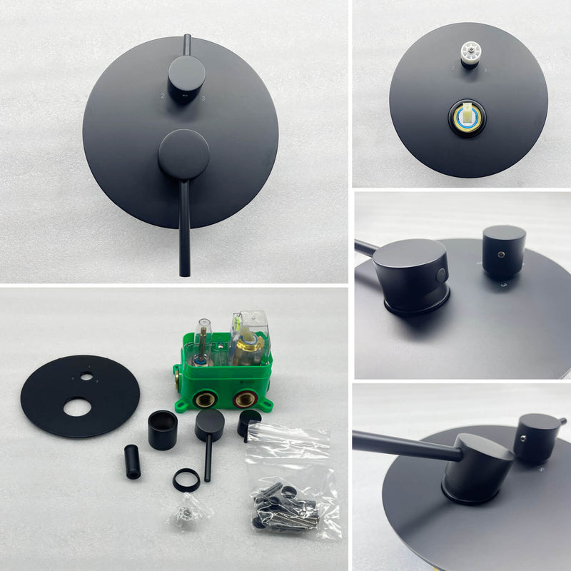 Circular 3-Outlet Concealed Shower Mixer VT0922302