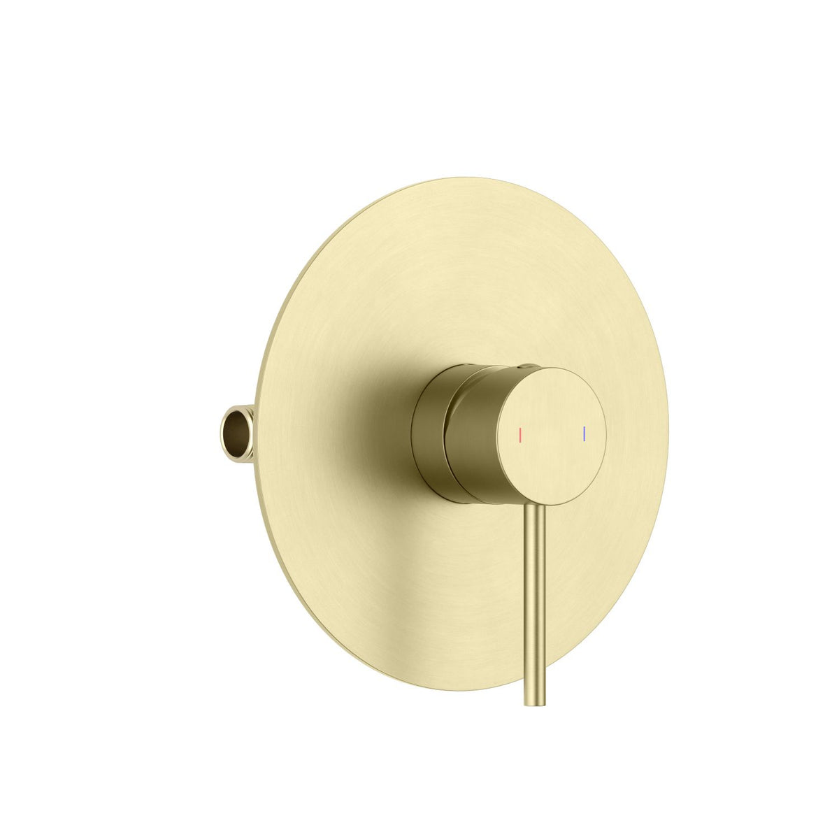 Aquavit CIRCULAR brushed gold one-way pressure-balance shower mixer VT0941101