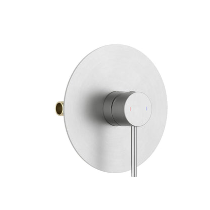 Aquavit CIRCULAR brushed nickel one-way pressure-balance shower mixer VT0941101